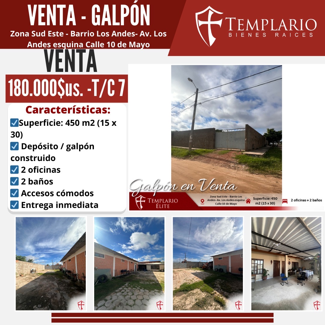 GALPON O DEPOSITÓ EN VENTA 