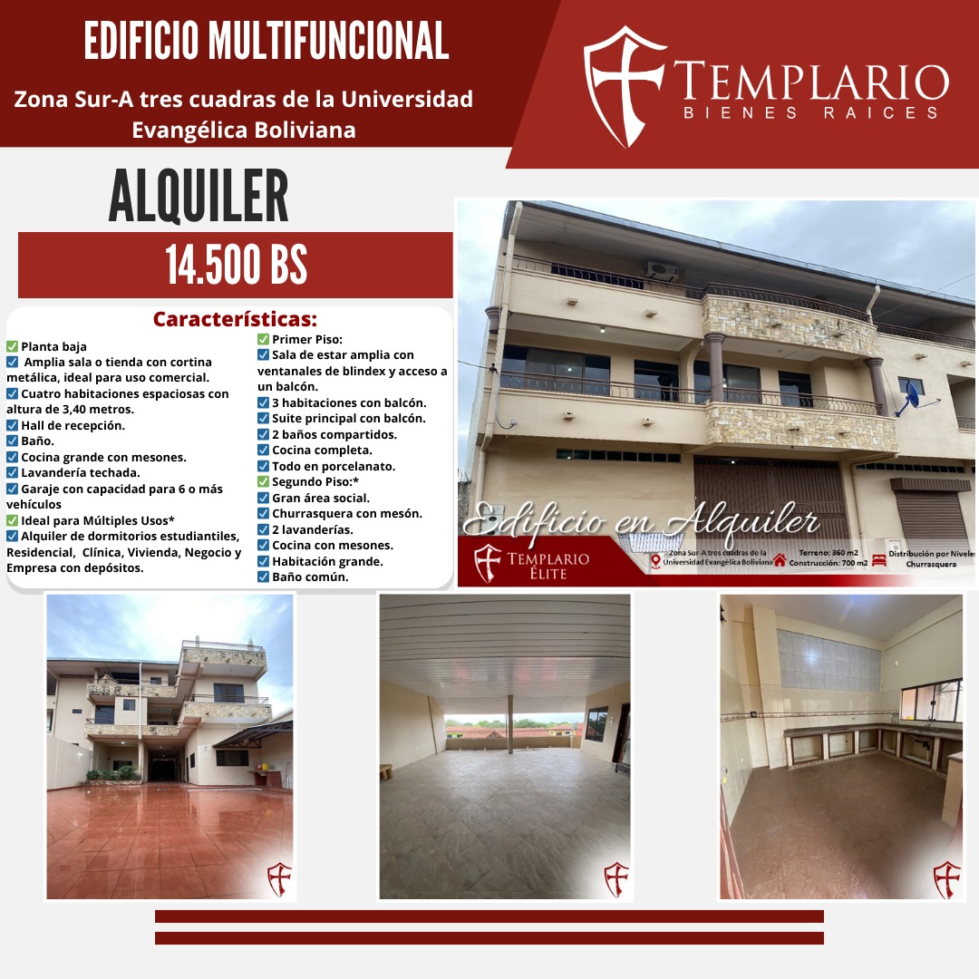 Casa edif en Alquiler 
