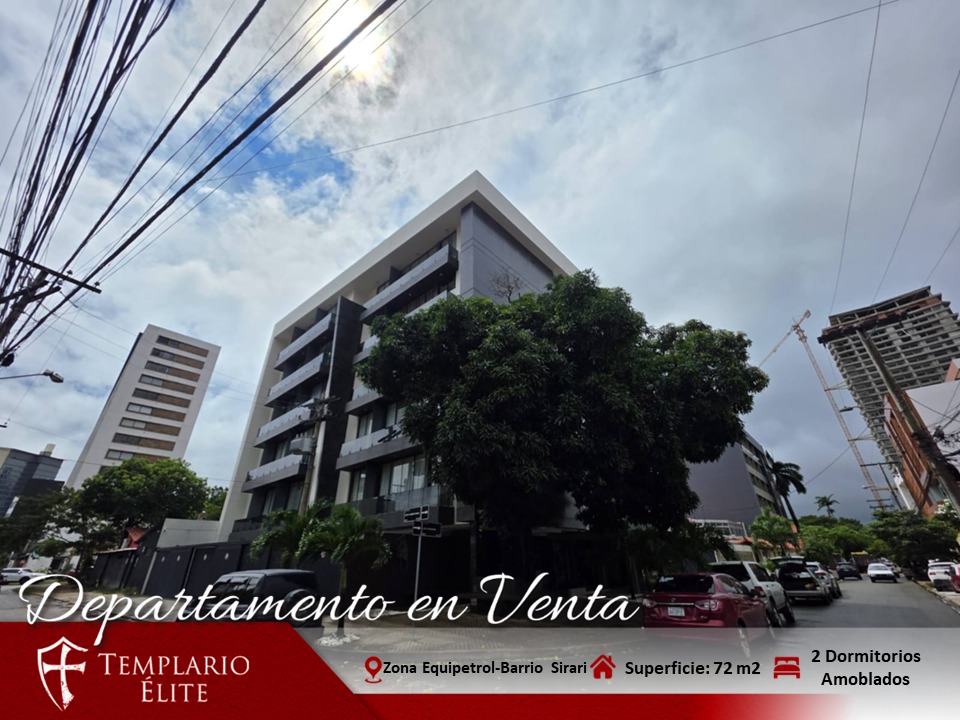 Departameto en venta de 2 dormitorio en equipetrol 