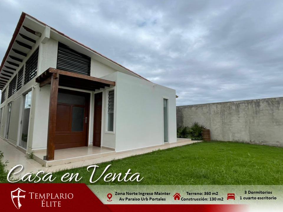 HERMOSA CASA DE 3 DORMITORIOS, URBANIZACION PORTALES