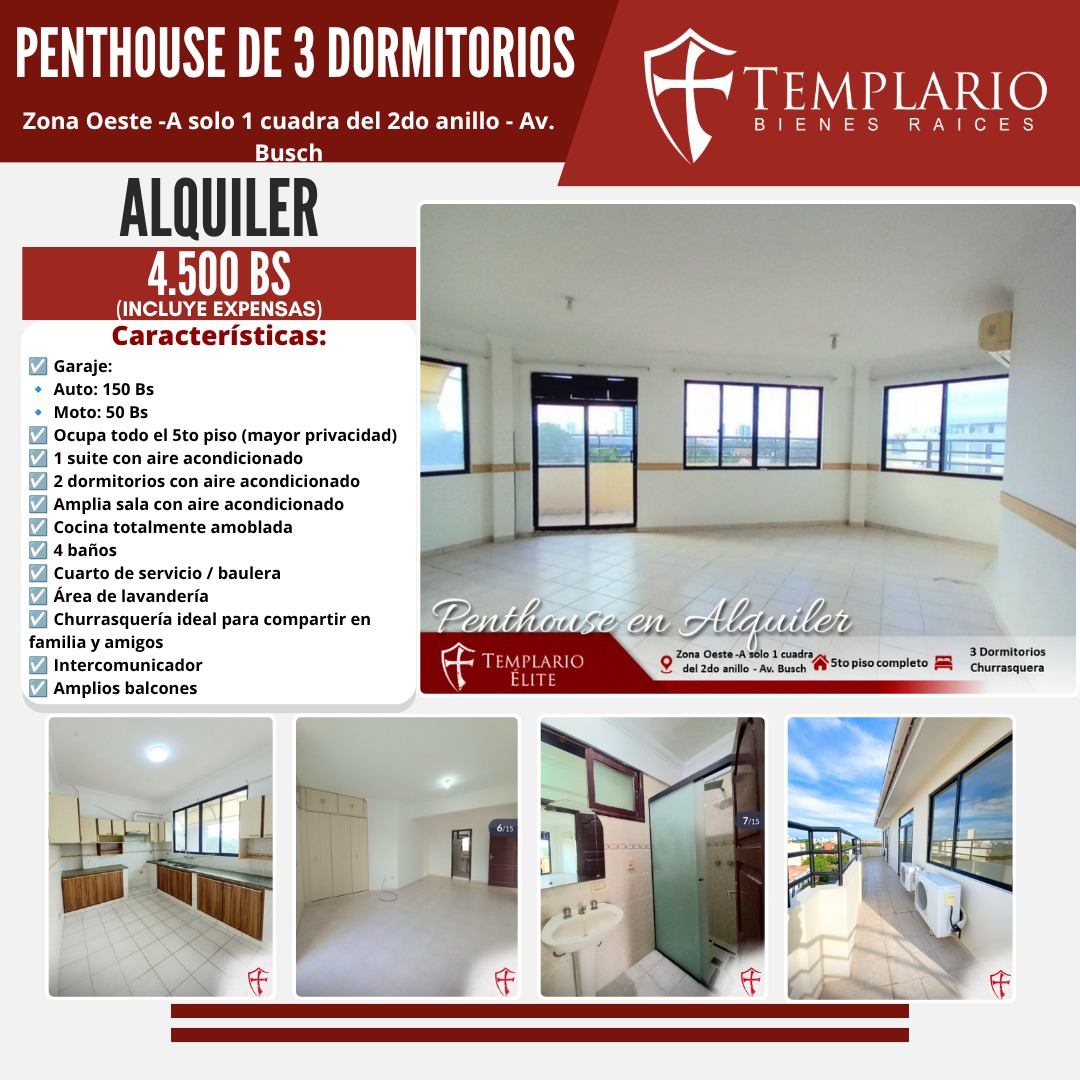 PENTHOUSE  EN ALQUILER