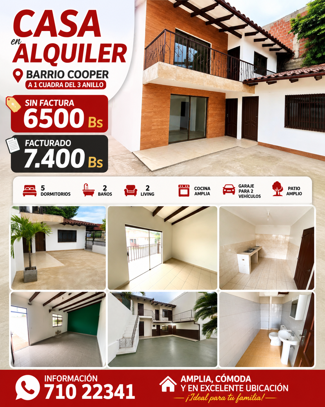 CASA EN ALQUILER 